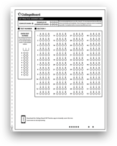 sat-practice-answer-sheet