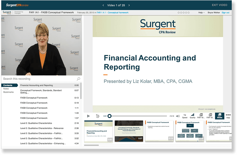 surgent cpa video lectures