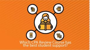 which cpa review course has the best student support
