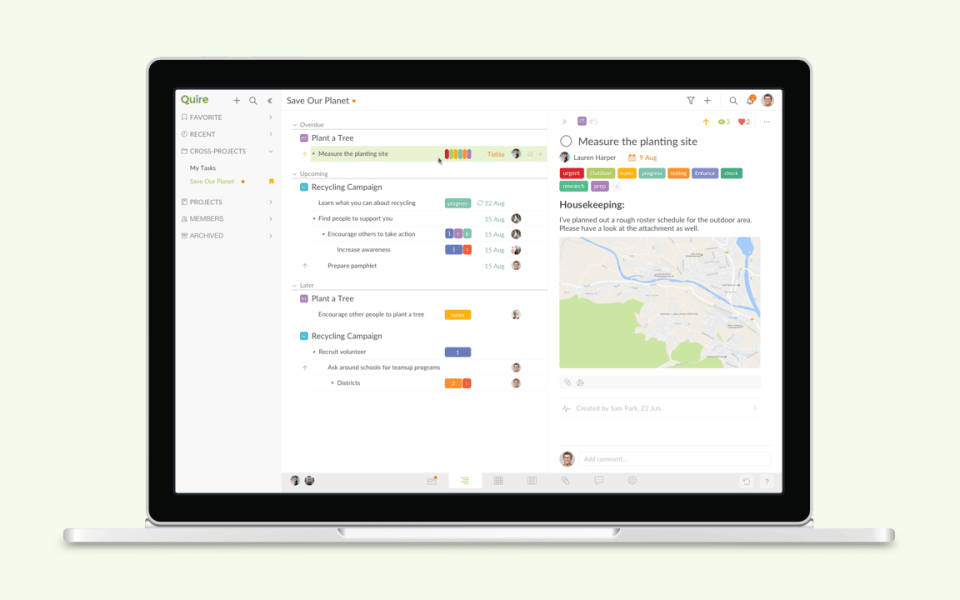 This is Exactly Why the Quire Project Management Software Is One of Our Favorites On The Market!
