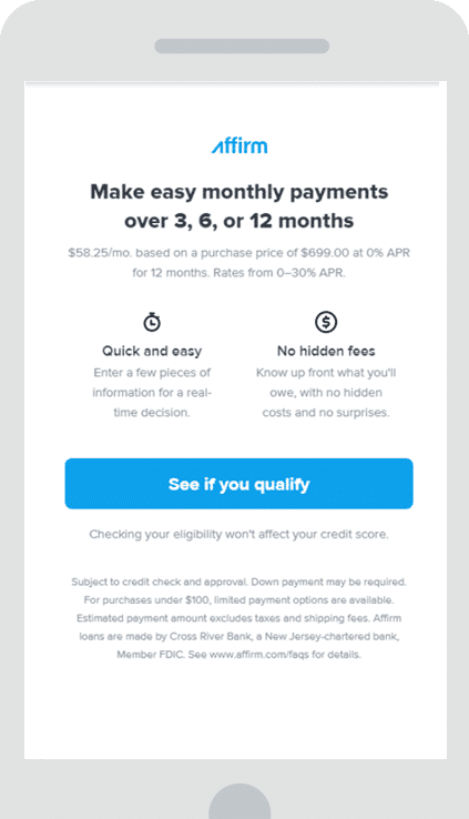 FFA Pricing Table