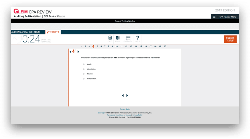 Gleim CPA Reviews
