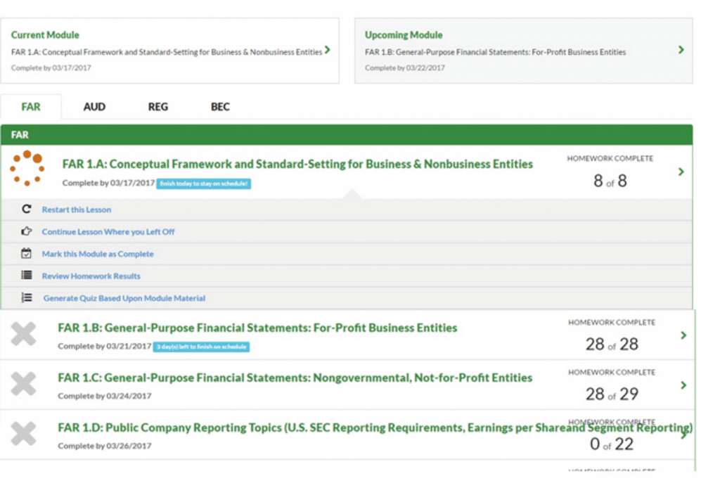 Yaeger CPA Study Planner