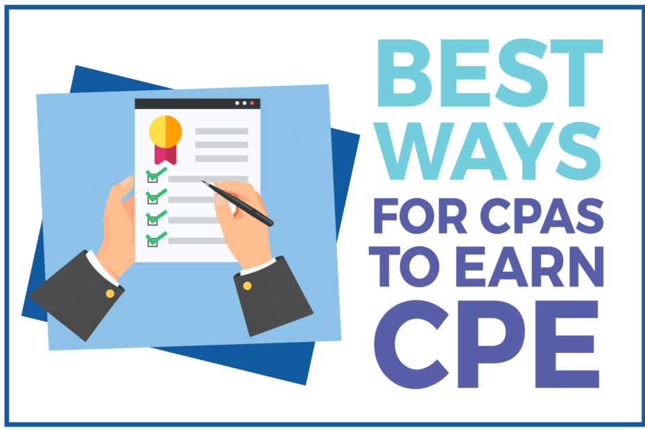 Best Ways for CPAs to Earn CPE
