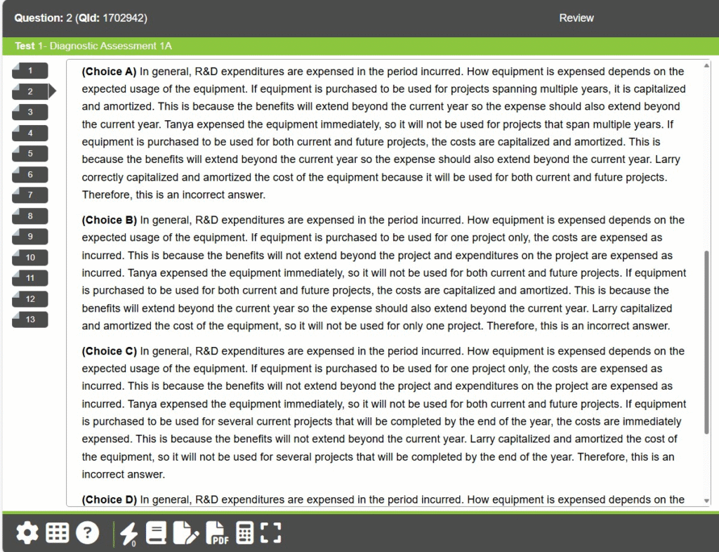 UWorld CMA Review study answers